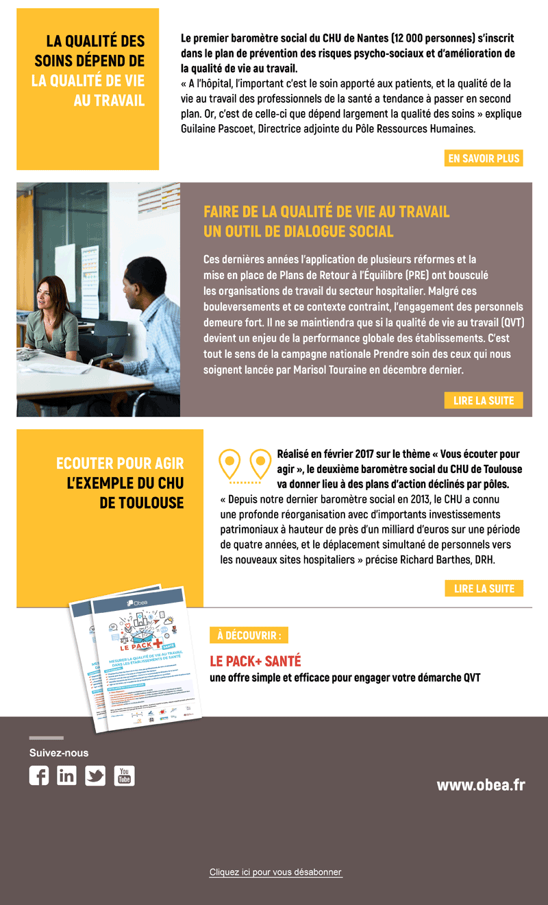 Newsletter Santé - Octobre 2017